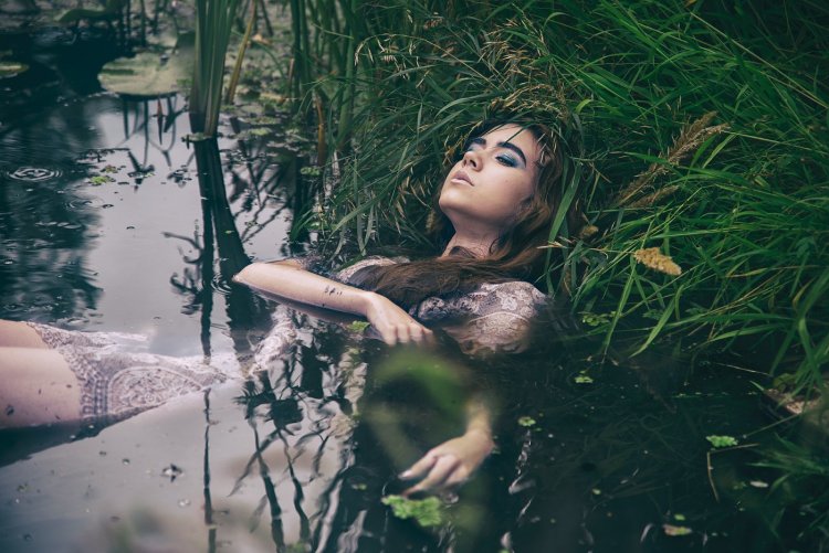 Фотосессия в болоте