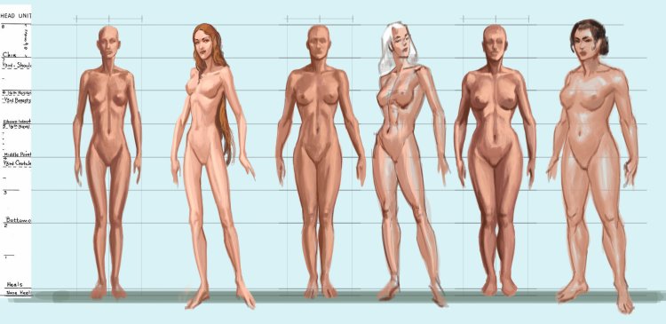 голое женское тело в полный рост