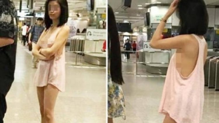 Короткие шорты в метро