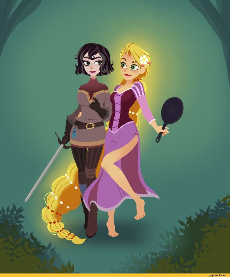 Рапунцель на пляже