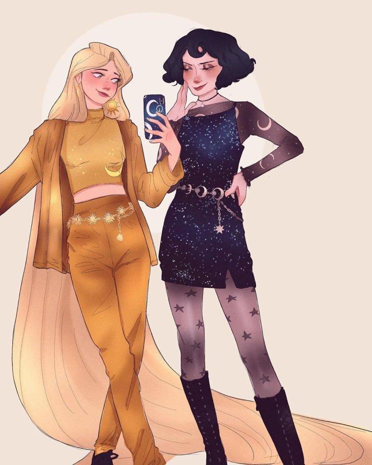 Рапунцель и Кассандра Юри