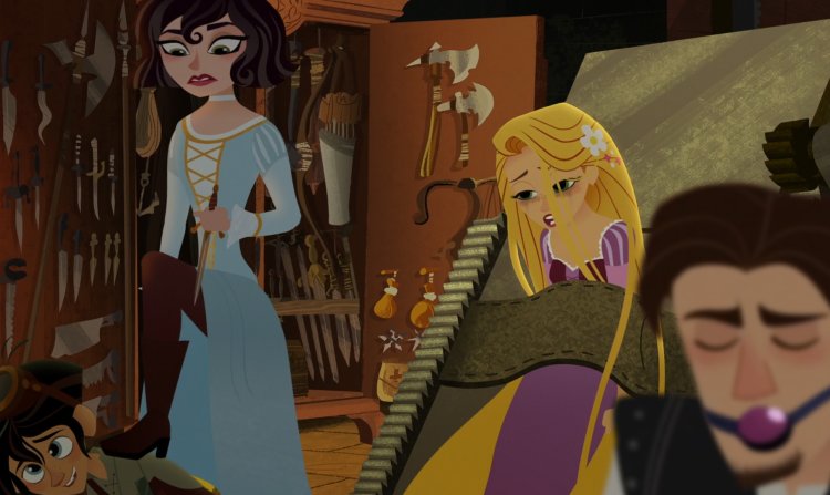 Рапунцель Кассандра злодейка и Вериан