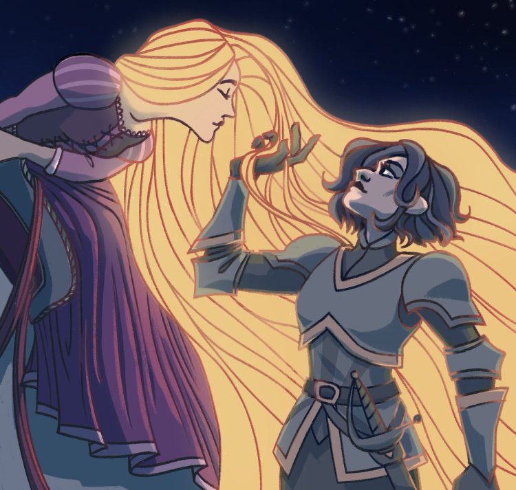 Рапунцель и Кассандра Лесб