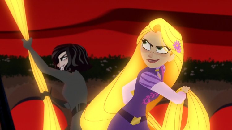 Рапунцель и Кассандра лесби арты