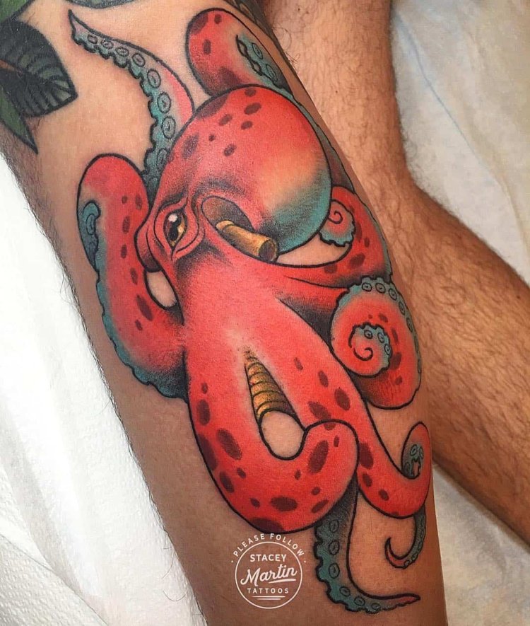 Тату осьминог