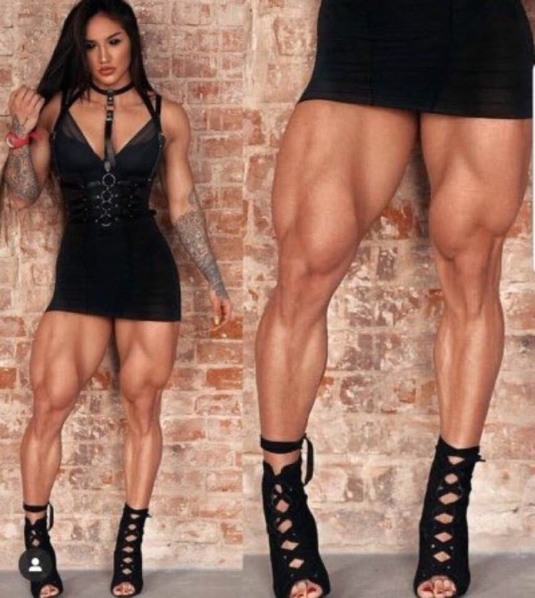 Девушки с огромными накаченными ногами
