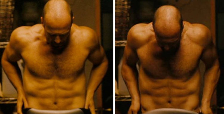 Джейсон Стэтхэм брутальный чб