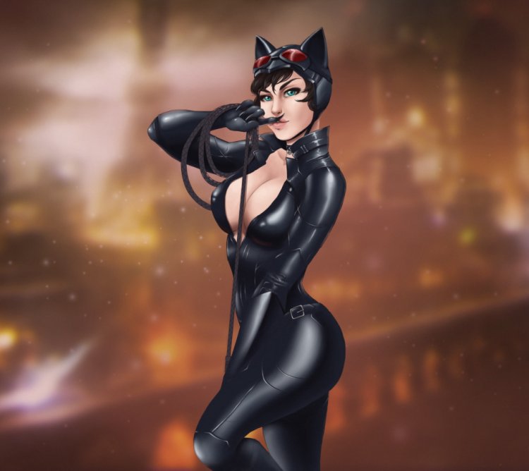 Девушка кошечка