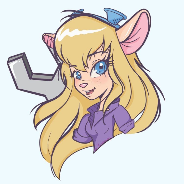 Чип и Дейл Гаечка в купальнике