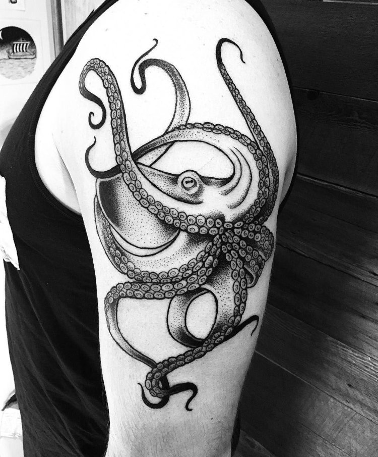 Тату осьминог Спрут