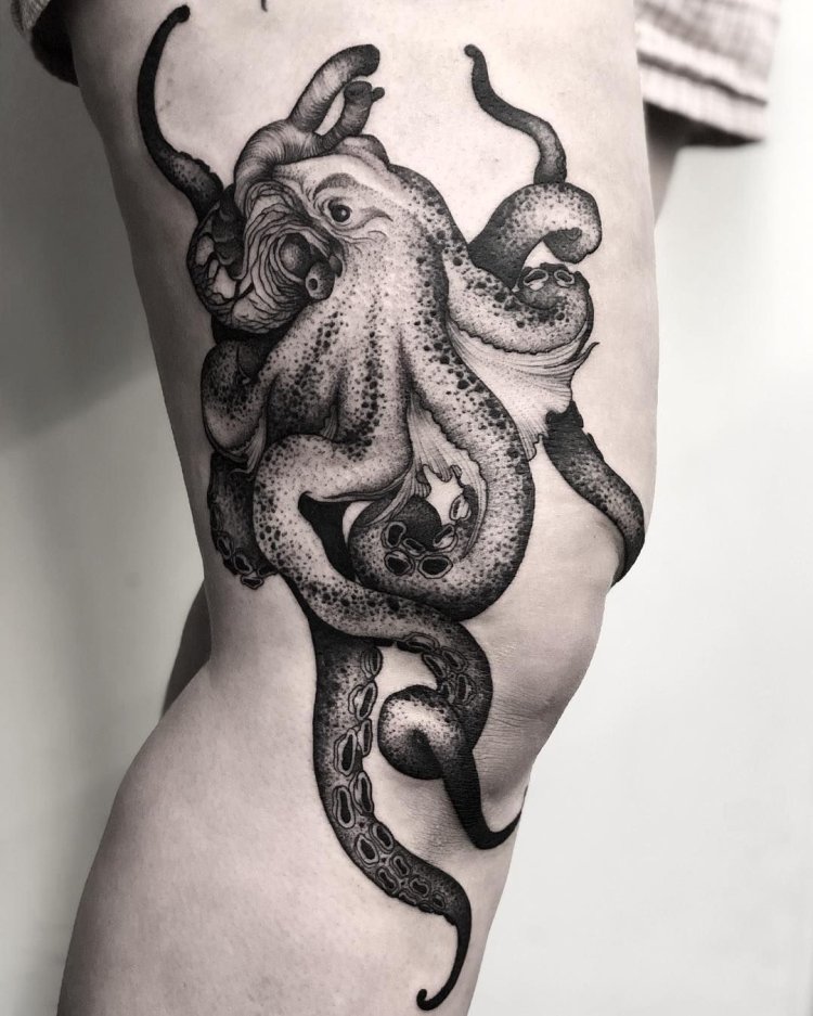 Осьминог с головой Льва