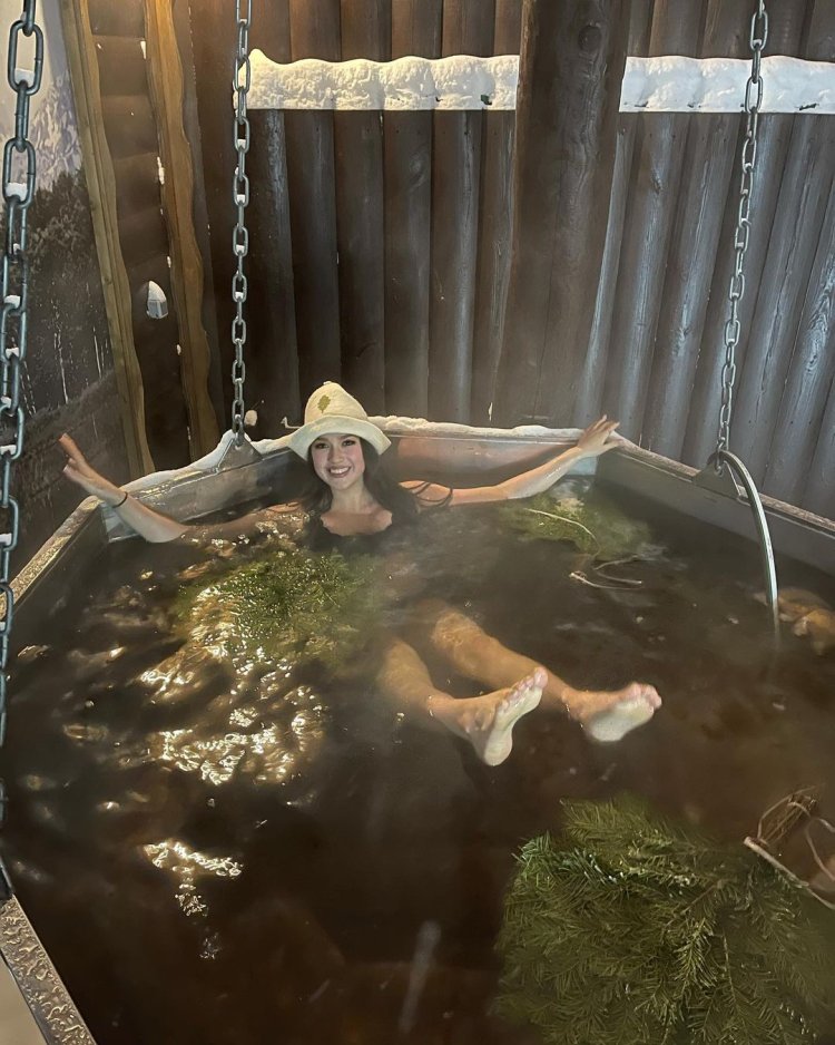 Елизавета Туктамышева на Мальдивах