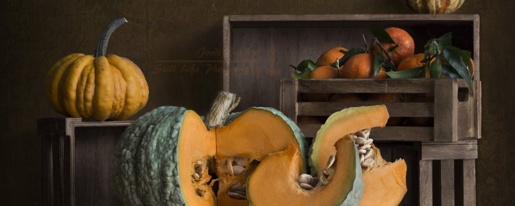 Натюрморт с тыквами