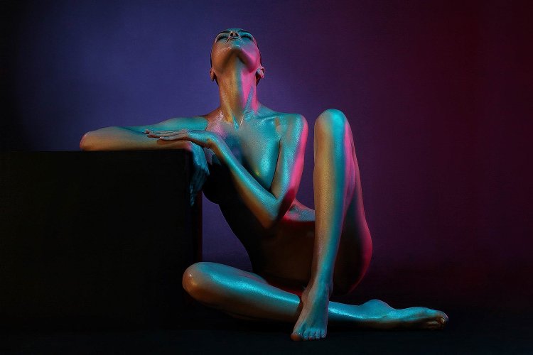 Красивое голое женское тело