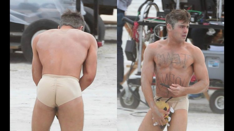 Зак Эфрон в трусах