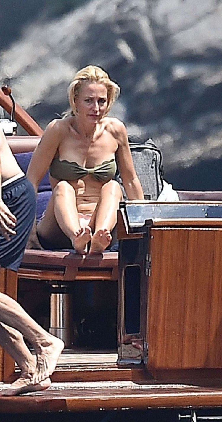 Джилиан Андерсон и Анджелина Джоли