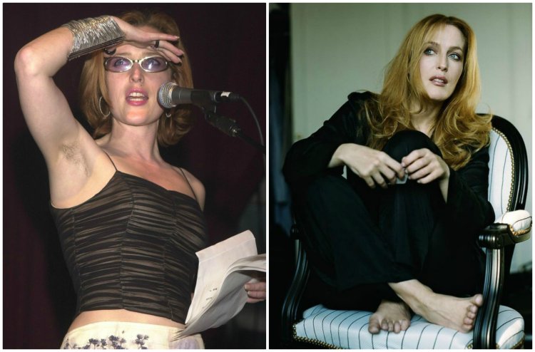 Джилиан Андерсон папарацци