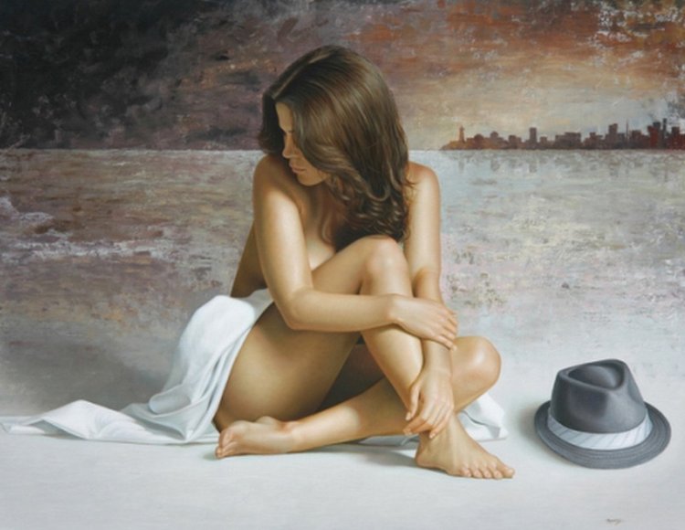 Девушка с пиццей