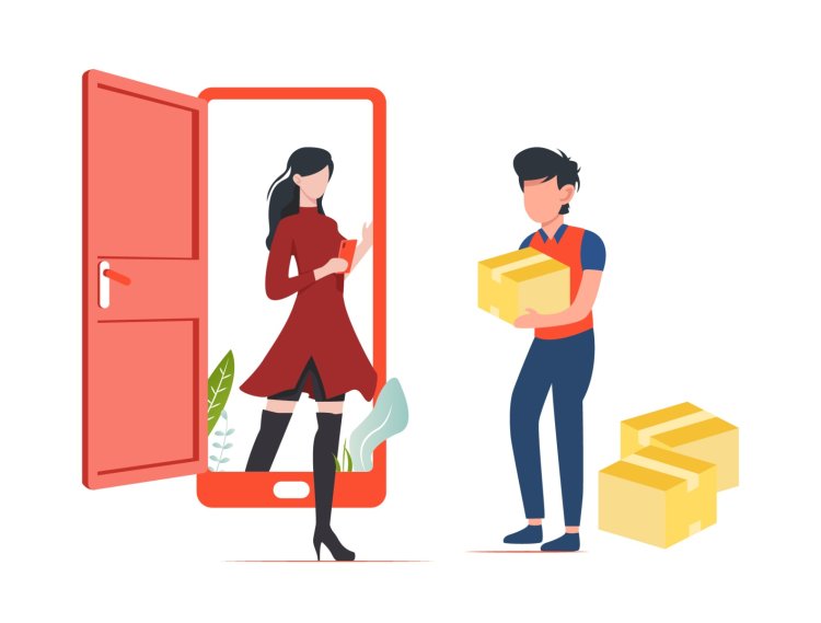 Самая красивая курьерша