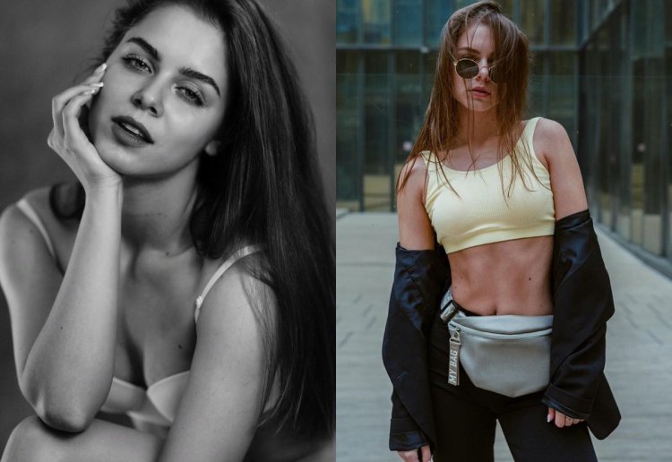 Девушка в одном полотенце