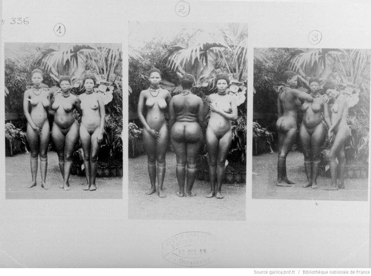 Голые африканские племена ретро