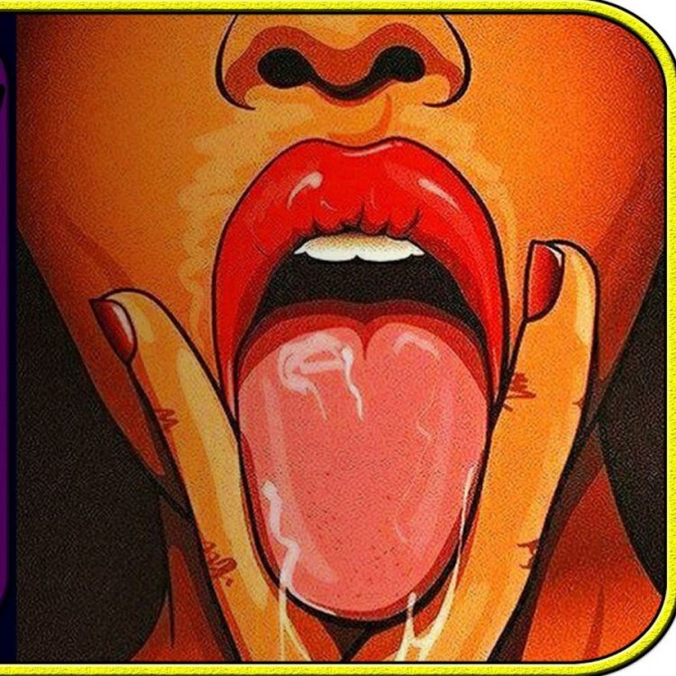 Язык между двумя пальцами