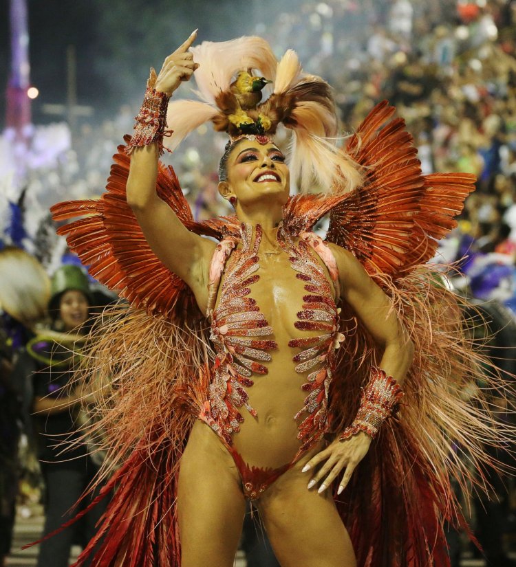 бразильский карнавал с голыми титьками