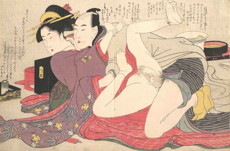 Китагава Утамаро эротические Гравюры