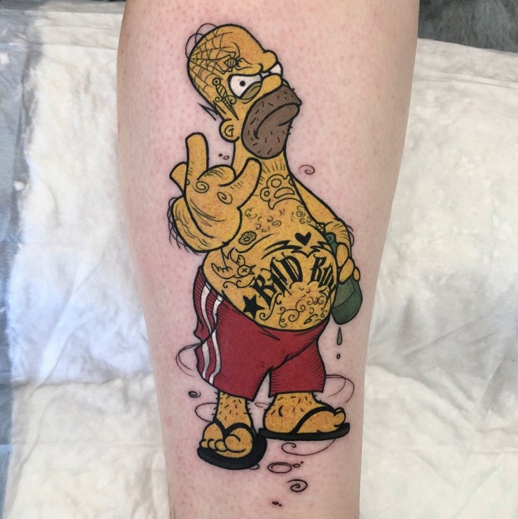 Клоун КРАСТИ тату