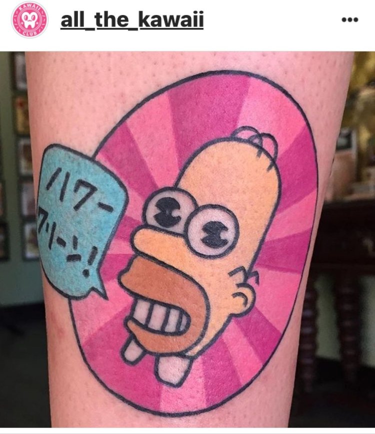 Тату симпсон