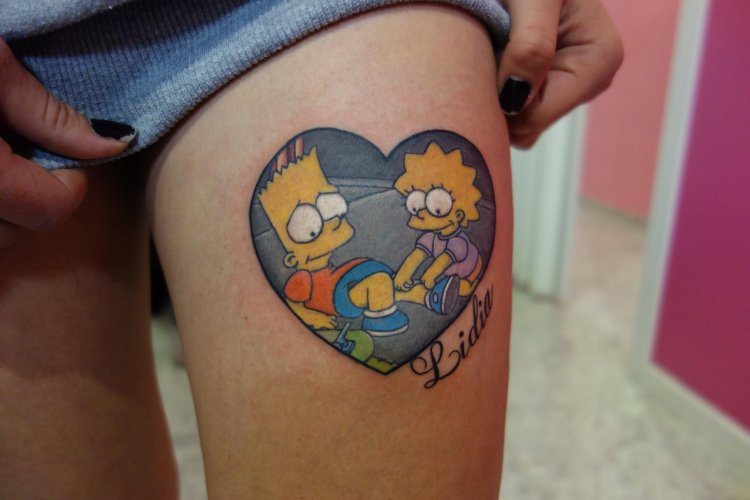 Тату симпсоны