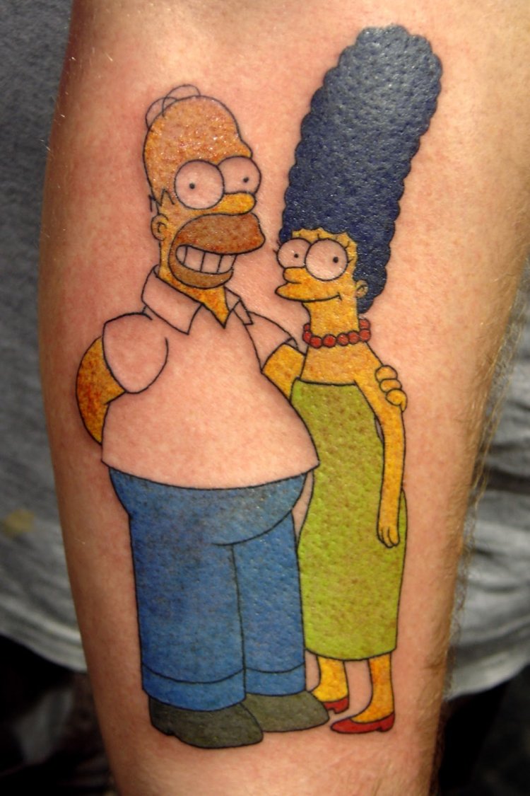 Татуированный гомер симпсон