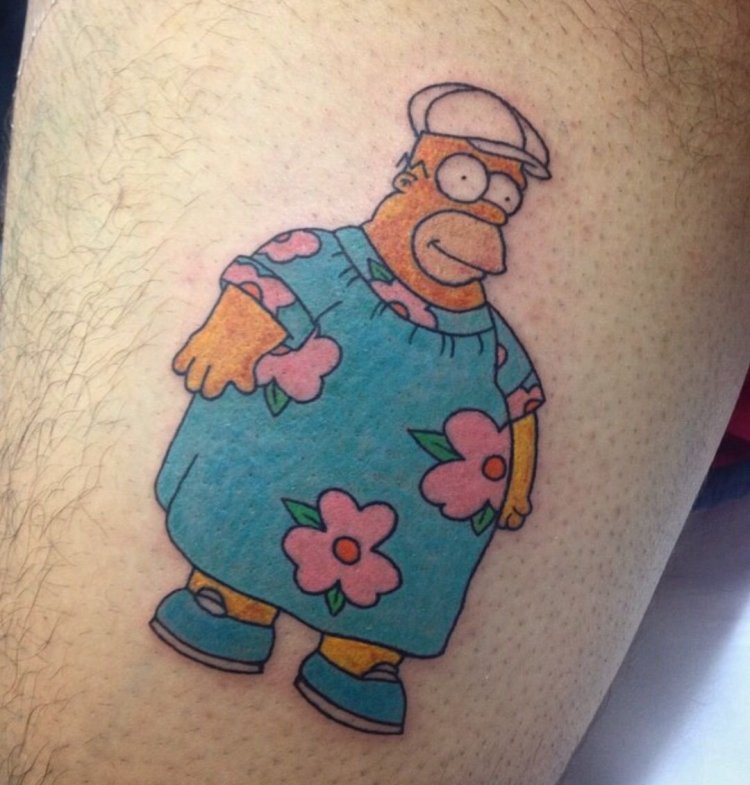 Барт и Лиза тату