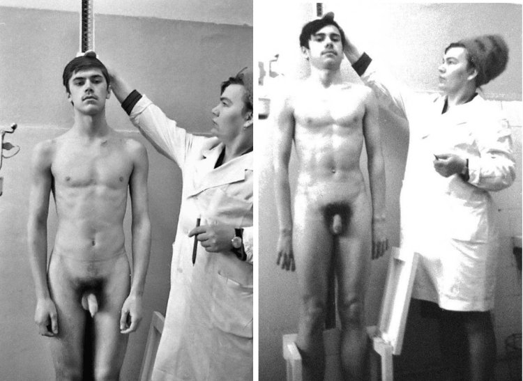 Голые призывники без трусов