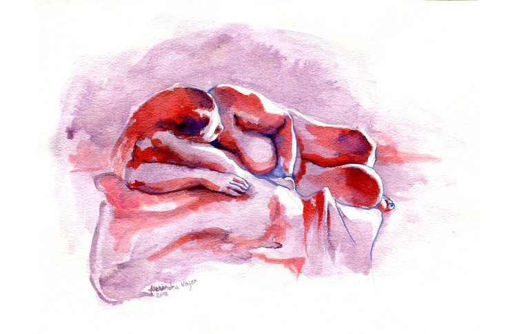 Акварельная картина