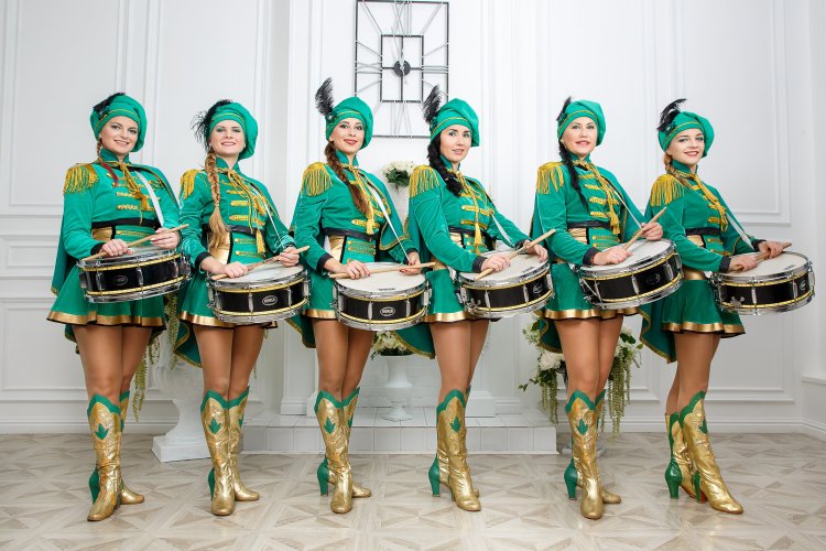 Интерактив барабанщиц