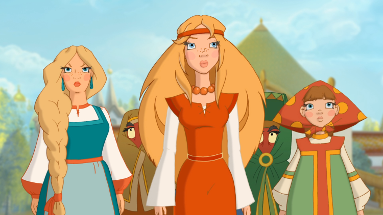 Три богатыря любава настасья и аленушка