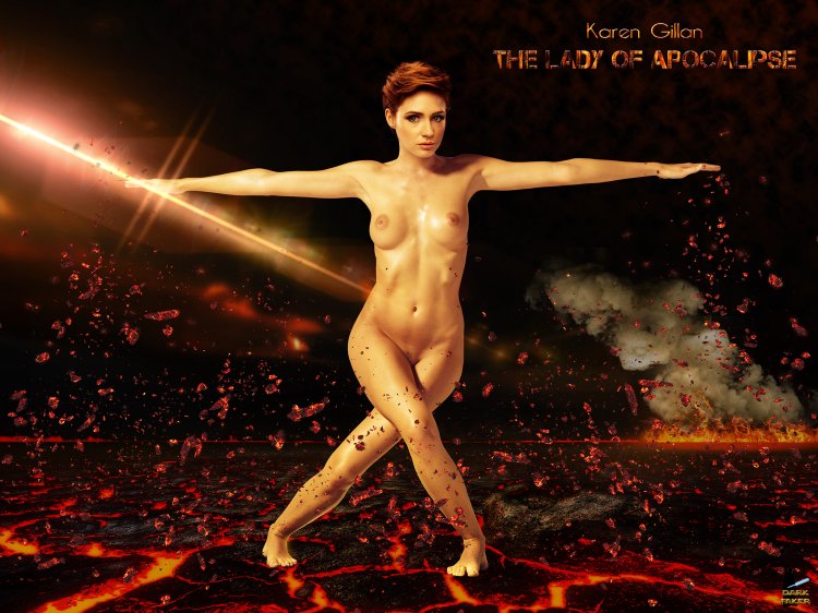 Карен Гиллан в Нижнем белье