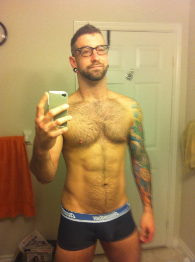 Селфи мужчина с большим