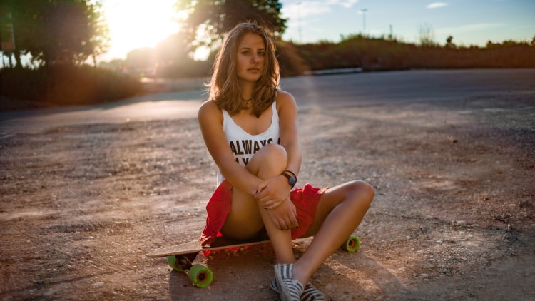 Девушка в бейпе