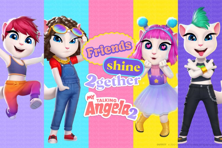 Говорящую Анжелу 2 которая идет с зонтиком