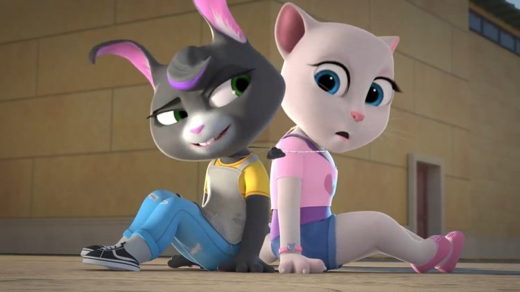 Кот том и Анжела