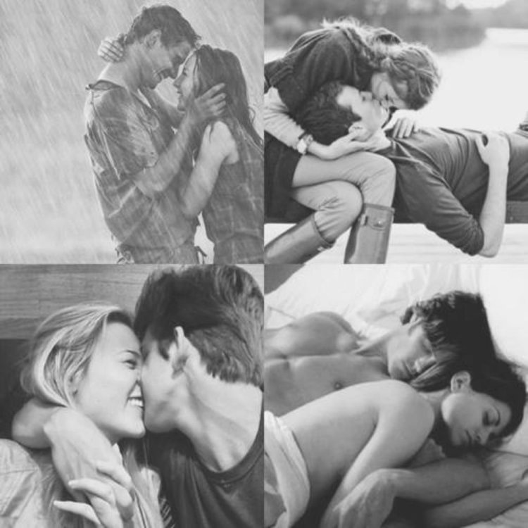 Целовашки обнимашки девушка и парень