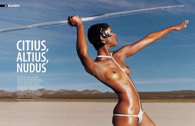 Известные спортсмены ню