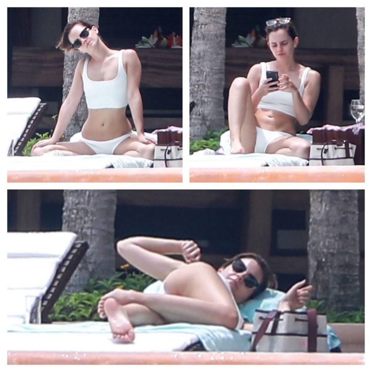 Эмма Уотсон в купальнике 2020 в Италии