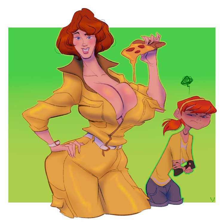 Эйприл о'Нил 1987 косплей