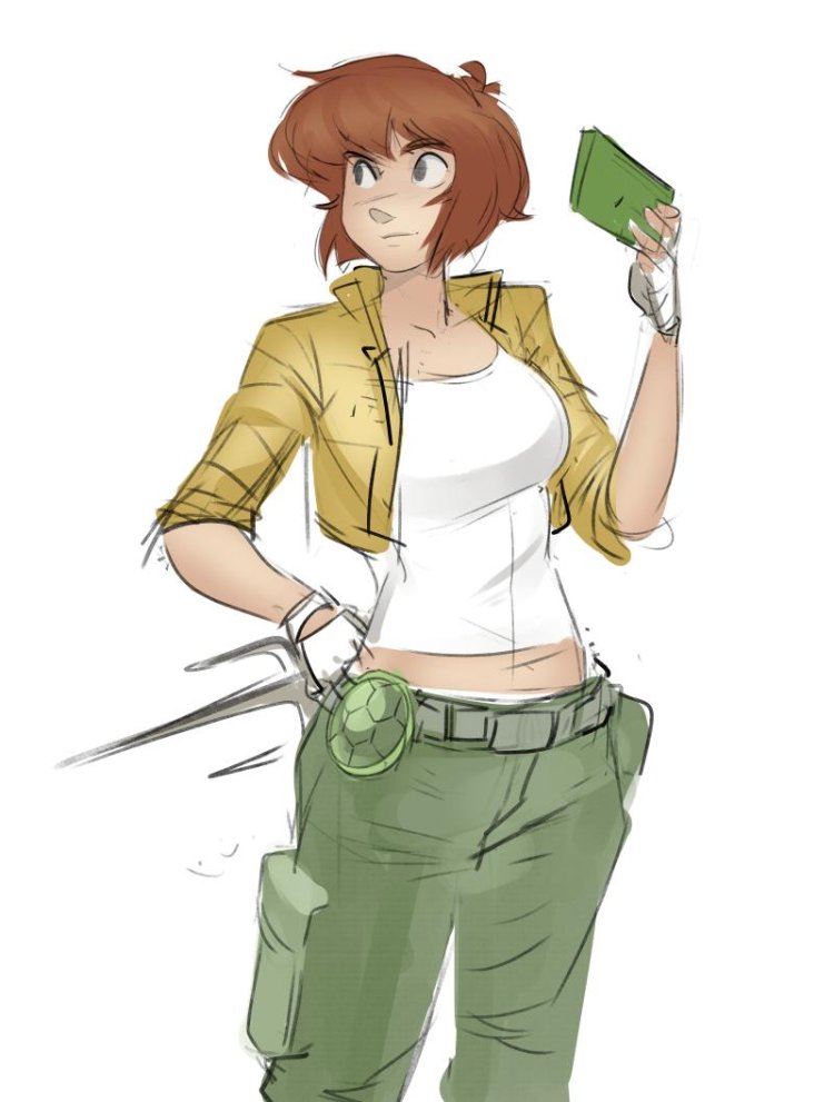 Черепашки ниндзя 1987 Эйприл