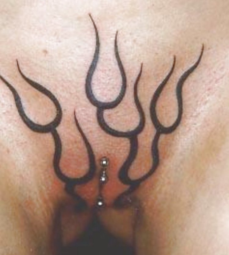 Красивые Татуировки на лобке
