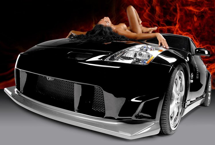 Открытка с машиной