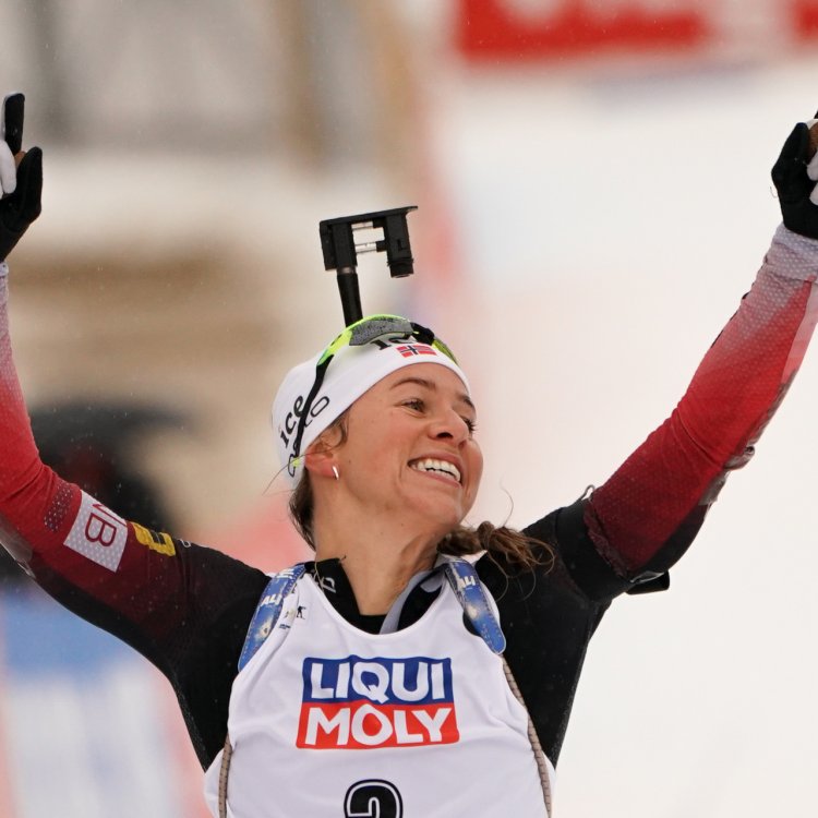 Биатлонистка Норвегии Экхофф